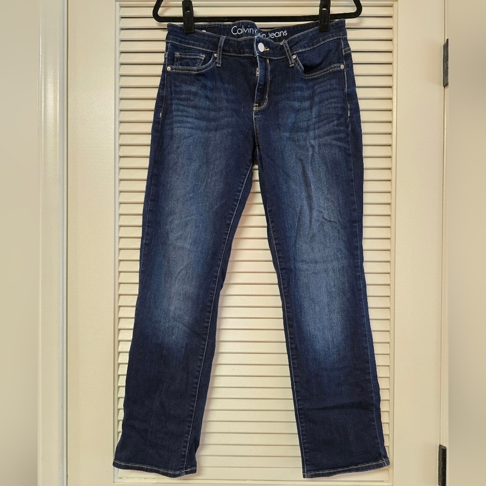 Calvin Klein Jeans - Casual Straight Denim Jeans With Pockets
